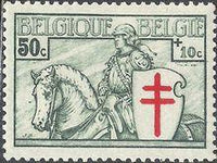 Belgium 1934 Anti Tuberculosis - Knight-Stamps-Belgium-StampPhenom