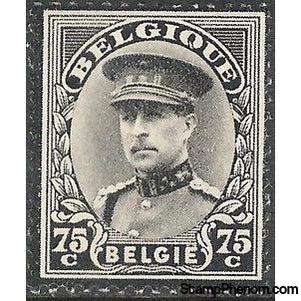 Belgium 1934 King Albert I - Mourning Stamp-Stamps-Belgium-StampPhenom