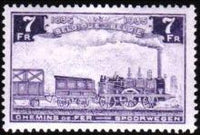 Belgium 1935 Belgian Railway Centenary-Stamps-Belgium-StampPhenom