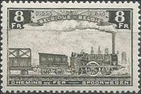 Belgium 1935 Belgian Railway Centenary-Stamps-Belgium-StampPhenom