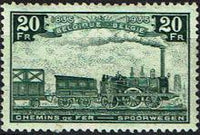 Belgium 1935 Belgian Railway Centenary-Stamps-Belgium-StampPhenom