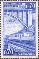 Belgium 1935 Belgian Railway Centenary-Stamps-Belgium-StampPhenom