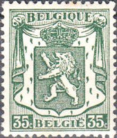 Belgium 1936-1937 Definitives - Small State Arms-Stamps-Belgium-StampPhenom