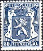 Belgium 1936-1937 Definitives - Small State Arms-Stamps-Belgium-StampPhenom