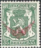 Belgium 1936-1938 Definitives - Small State Arms - Service Stamps-Stamps-Belgium-StampPhenom