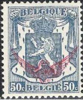 Belgium 1936-1938 Definitives - Small State Arms - Service Stamps-Stamps-Belgium-StampPhenom