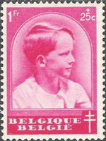 Belgium 1936 Anti Tuberculosis - Prince Baudouin-Stamps-Belgium-StampPhenom