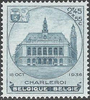 Belgium 1936 Anti Tuberculosis - Stamp Exhibition-Stamps-Belgium-StampPhenom