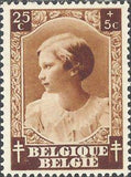 Belgium 1937 Anti Tuberculosis - Princess Joséphine-Charlotte-Stamps-Belgium-StampPhenom