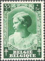 Belgium 1937 Anti Tuberculosis - Princess Joséphine-Charlotte-Stamps-Belgium-StampPhenom