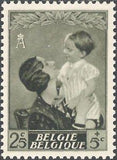 Belgium 1937 Queen Astrid and Prince Baudouin-Stamps-Belgium-StampPhenom