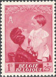 Belgium 1937 Queen Astrid and Prince Baudouin-Stamps-Belgium-StampPhenom