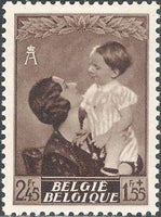 Belgium 1937 Queen Astrid and Prince Baudouin-Stamps-Belgium-StampPhenom