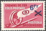 Belgium 1938-1939 Winged Wheel Surcharged - Railway Parcel Stamps-Stamps-Belgium-StampPhenom