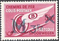 Belgium 1938-1939 Winged Wheel Surcharged - Railway Parcel Stamps-Stamps-Belgium-StampPhenom