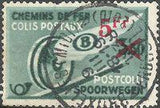 Belgium 1938-1939 Winged Wheel Surcharged - Railway Parcel Stamps-Stamps-Belgium-StampPhenom