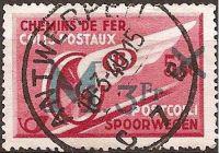 Belgium 1938-1939 Winged Wheel Surcharged - Railway Parcel Stamps-Stamps-Belgium-StampPhenom