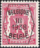 Belgium 1938 Definitives - Small State Arms - Precancellations-Stamps-Belgium-StampPhenom