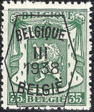 Belgium 1938 Definitives - Small State Arms - Precancellations-Stamps-Belgium-StampPhenom