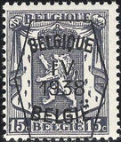 Belgium 1938 Definitives - Small State Arms - Precancellations-Stamps-Belgium-StampPhenom