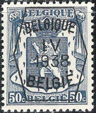 Belgium 1938 Definitives - Small State Arms - Precancellations-Stamps-Belgium-StampPhenom