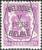 Belgium 1938 Definitives - Small State Arms - Precancellations-Stamps-Belgium-StampPhenom