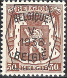Belgium 1938 Definitives - Small State Arms - Precancellations-Stamps-Belgium-StampPhenom