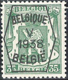 Belgium 1938 Definitives - Small State Arms - Precancellations-Stamps-Belgium-StampPhenom