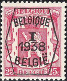 Belgium 1938 Definitives - Small State Arms - Precancellations-Stamps-Belgium-StampPhenom
