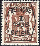 Belgium 1938 Definitives - Small State Arms - Precancellations-Stamps-Belgium-StampPhenom