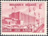 Belgium 1938 International Exhibition, Liège-Stamps-Belgium-StampPhenom