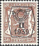 Belgium 1939 Definitives - Small State Arms - Precancellations-Stamps-Belgium-StampPhenom