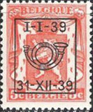 Belgium 1939 Definitives - Small State Arms - Precancellations-Stamps-Belgium-StampPhenom