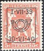 Belgium 1939 Definitives - Small State Arms - Precancellations-Stamps-Belgium-StampPhenom