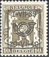 Belgium 1939 Definitives - Small State Arms - Precancellations-Stamps-Belgium-StampPhenom