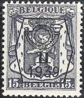 Belgium 1939 Definitives - Small State Arms - Precancellations-Stamps-Belgium-StampPhenom