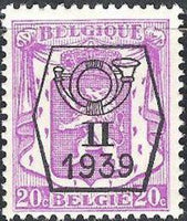 Belgium 1939 Definitives - Small State Arms - Precancellations-Stamps-Belgium-StampPhenom