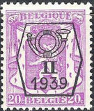 Belgium 1939 Definitives - Small State Arms - Precancellations-Stamps-Belgium-StampPhenom