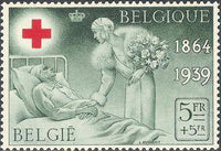 Belgium 1939 Red Cross - 75th Anniversary-Stamps-Belgium-StampPhenom