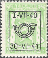 Belgium 1940 Definitives - Small State Arms - Precancellations-Stamps-Belgium-StampPhenom