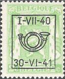 Belgium 1940 Definitives - Small State Arms - Precancellations-Stamps-Belgium-StampPhenom