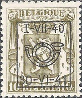 Belgium 1940 Definitives - Small State Arms - Precancellations-Stamps-Belgium-StampPhenom