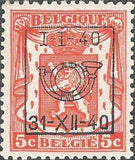 Belgium 1940 Definitives - Small State Arms - Precancellations-Stamps-Belgium-StampPhenom