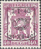 Belgium 1940 Definitives - Small State Arms - Precancellations-Stamps-Belgium-StampPhenom