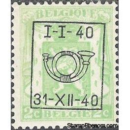 Belgium 1940 Definitives - Small State Arms - Precancellations-Stamps-Belgium-StampPhenom