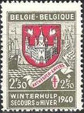 Belgium 1940 Winter Relief Fund - Provincial Arms -1st Series-Stamps-Belgium-StampPhenom