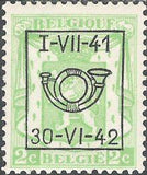 Belgium 1941 Definitives - Small State Arms - Precancellations-Stamps-Belgium-StampPhenom