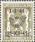 Belgium 1941 Definitives - Small State Arms - Precancellations-Stamps-Belgium-StampPhenom