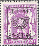 Belgium 1941 Definitives - Small State Arms - Precancellations-Stamps-Belgium-StampPhenom