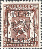 Belgium 1941 Definitives - Small State Arms - Precancellations-Stamps-Belgium-StampPhenom